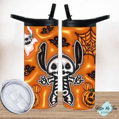 Halloween skeleton bubble