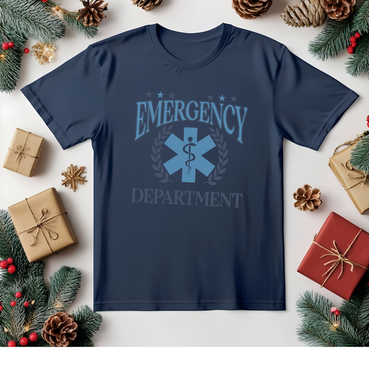 Emergency department dark blue