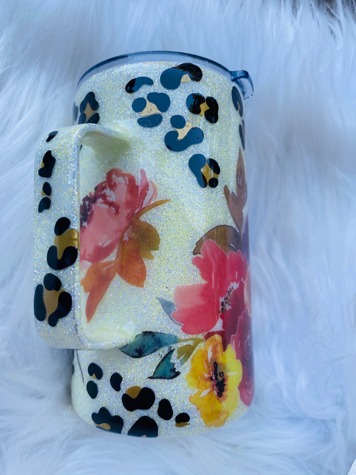 Floral Leopard