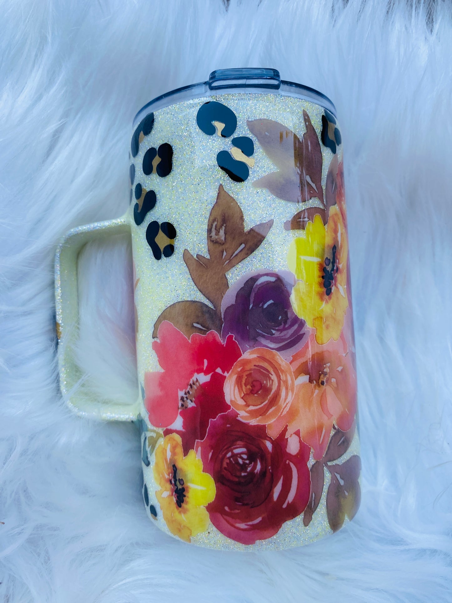 Floral Leopard