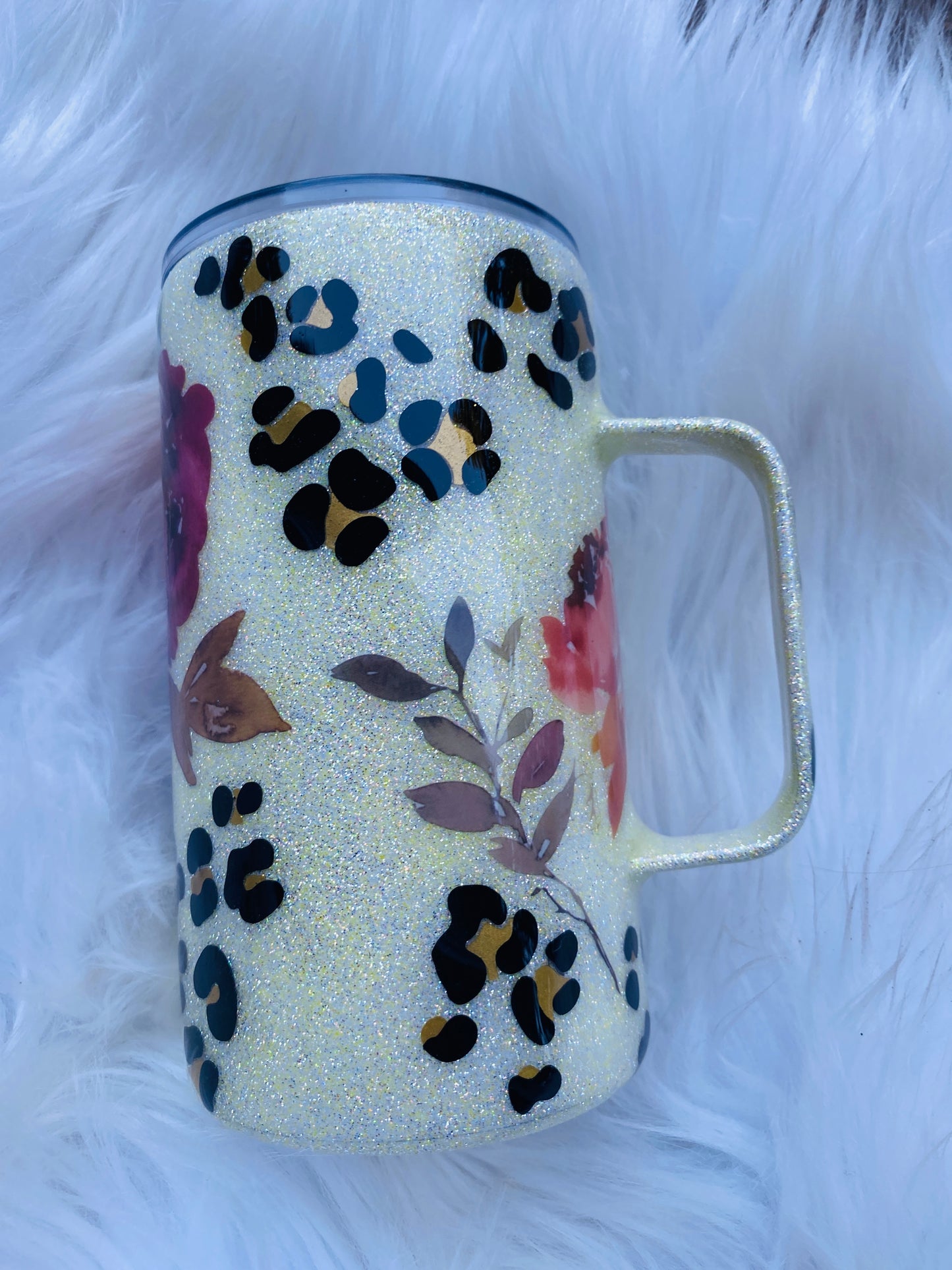 Floral Leopard