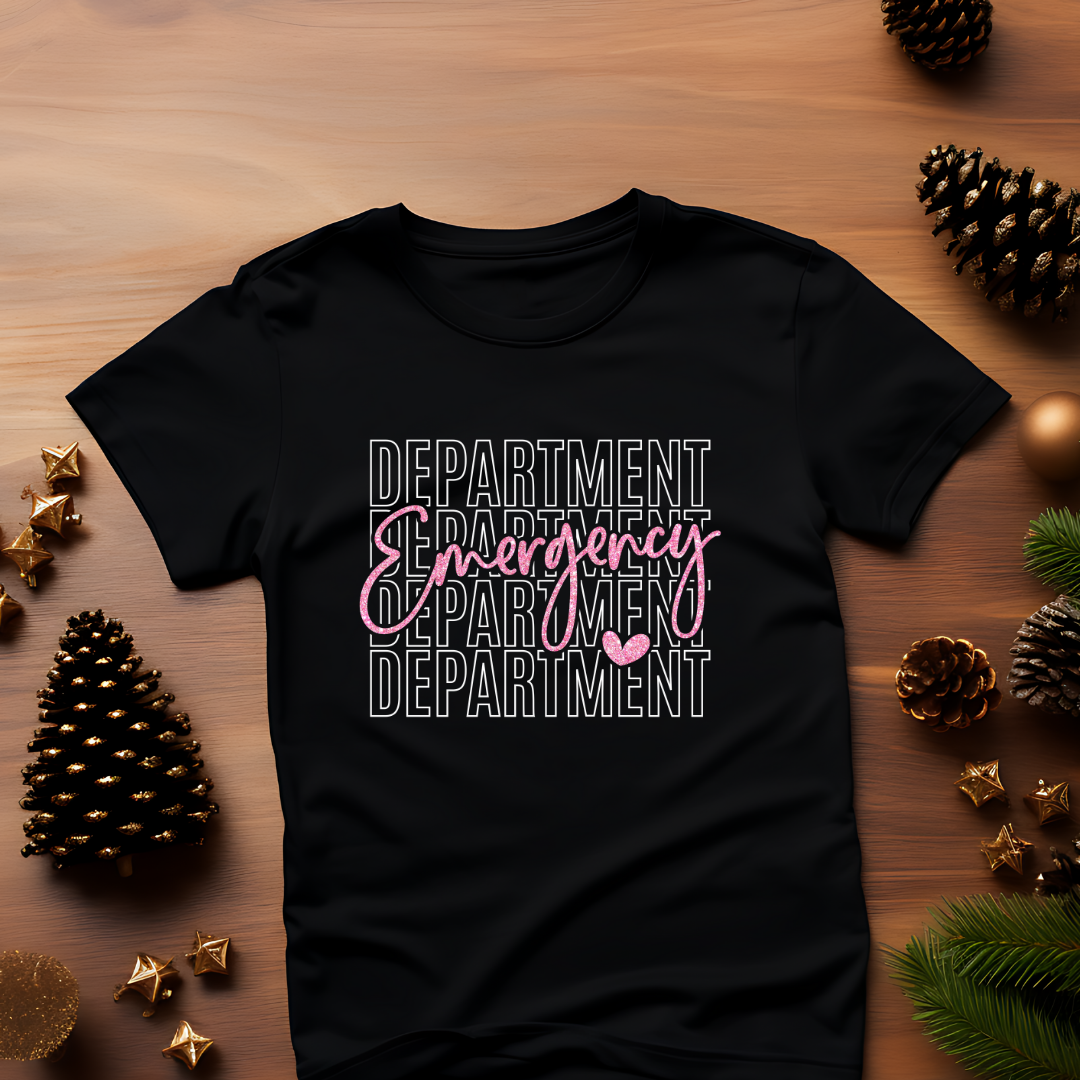 Emergency department x4 pink