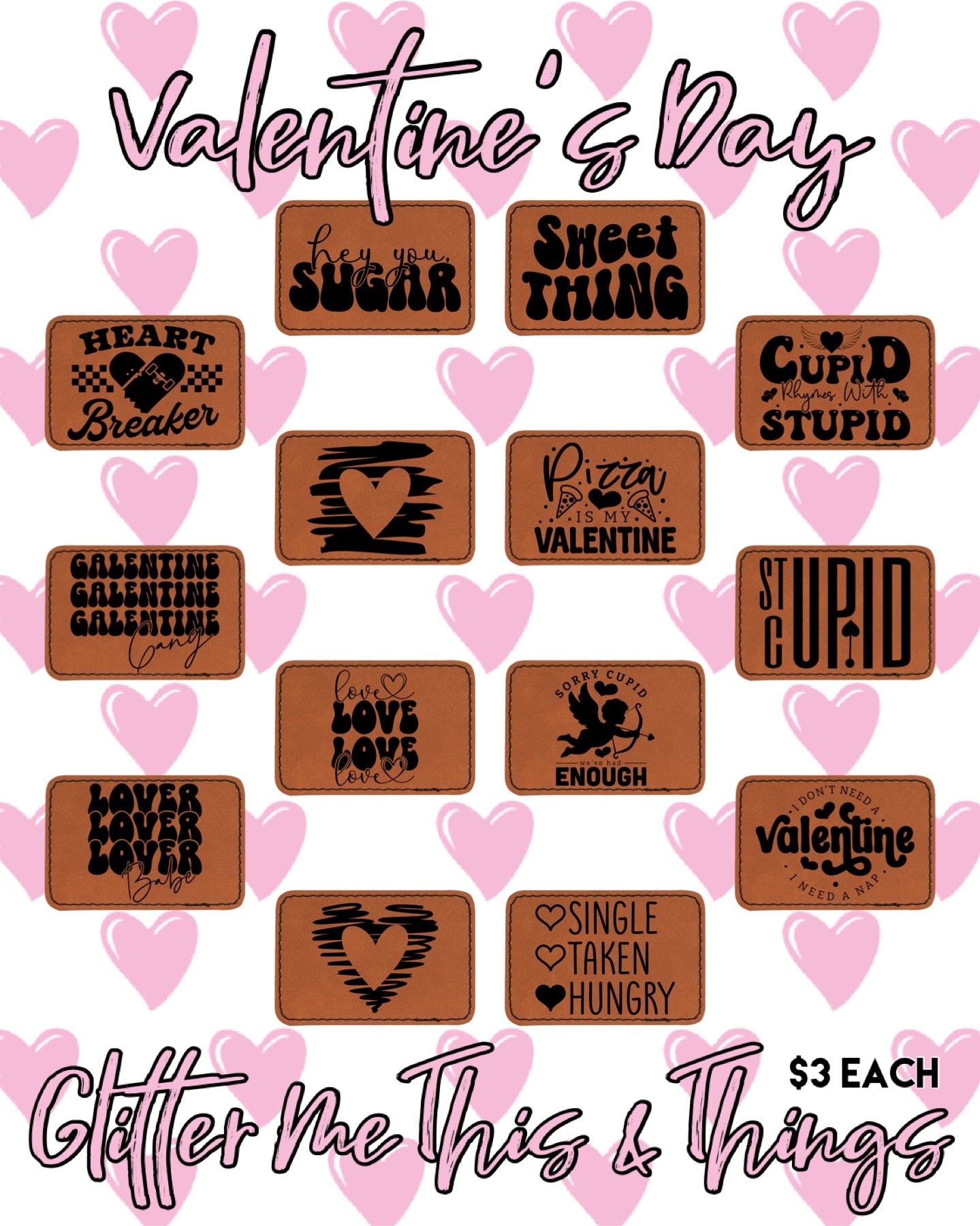 Valentine's Day Wholesale Patches