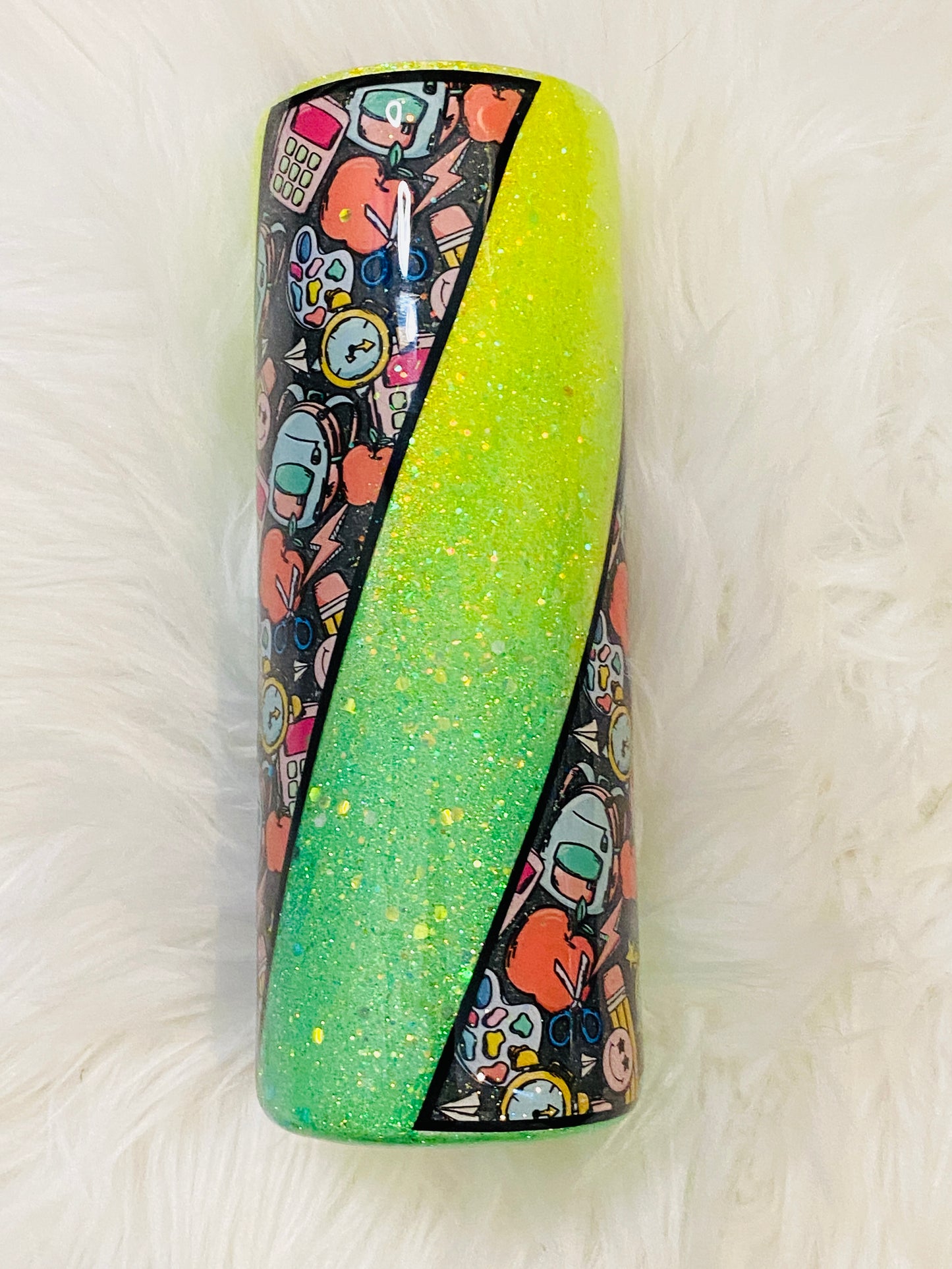 Green and yellow Teacher
