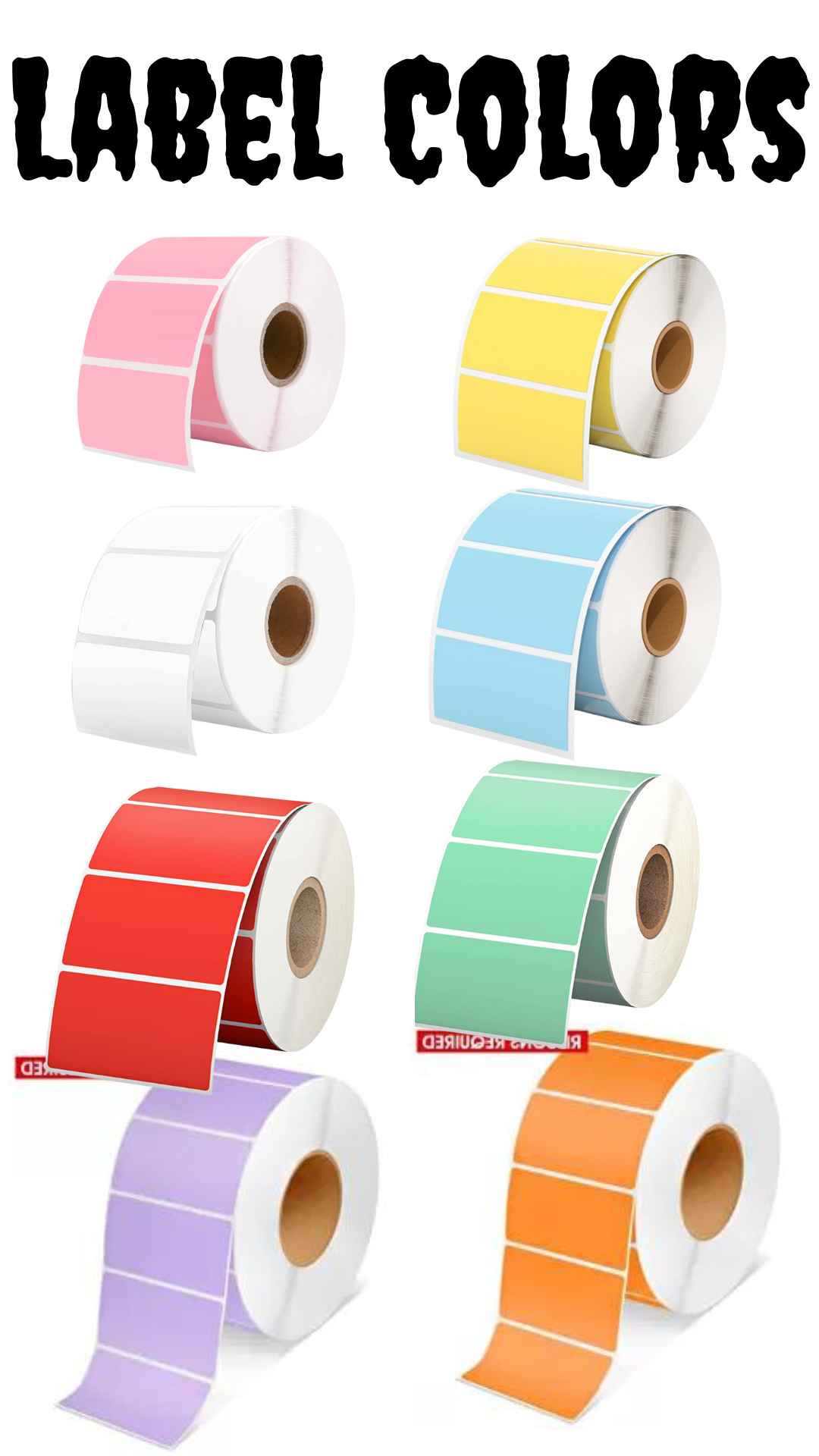 Halloween Labels- QTY 50