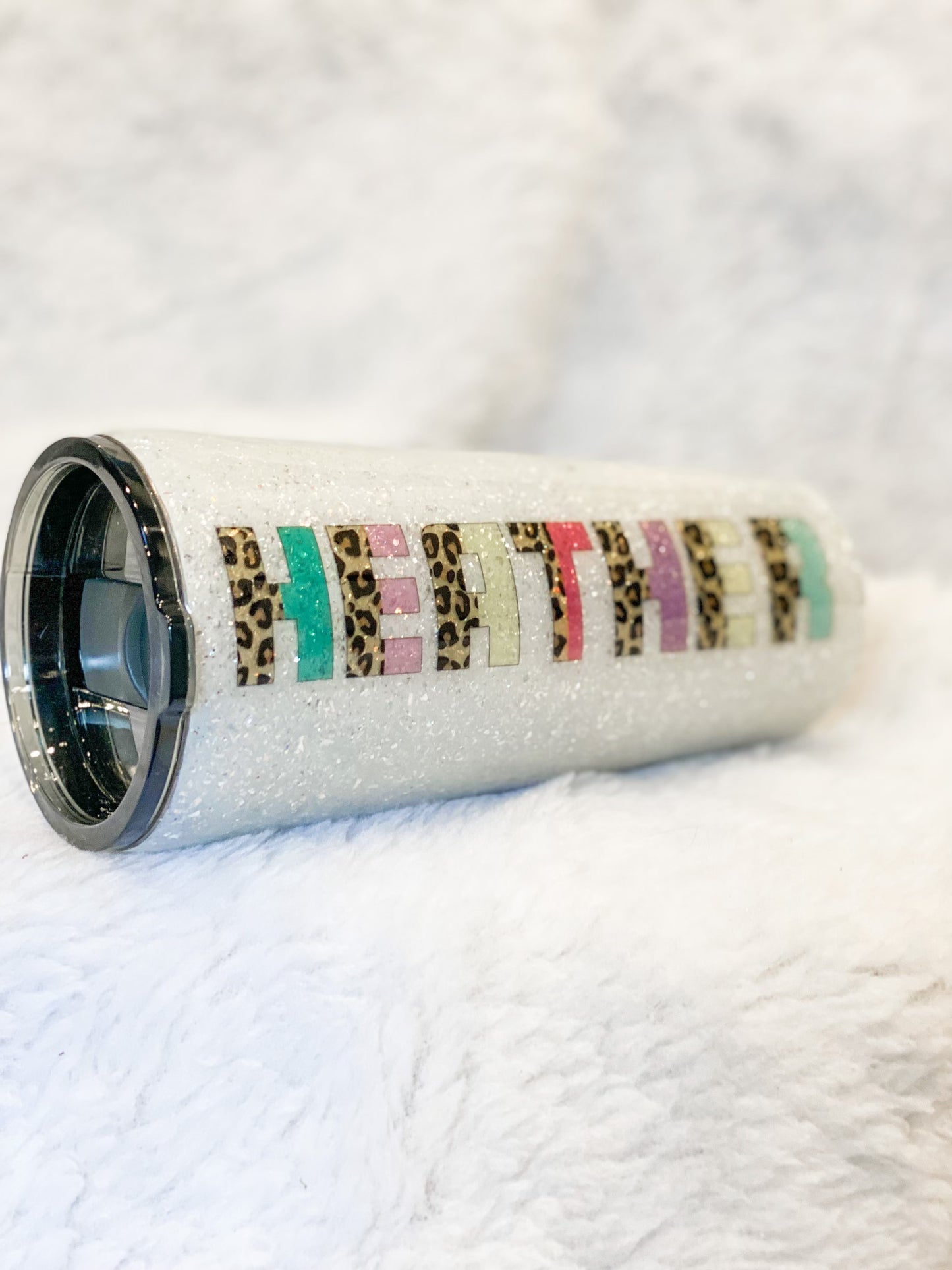 Soccer Mom Glitter Tumbler