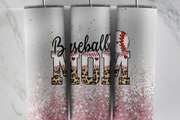 Glitter Baseball mama