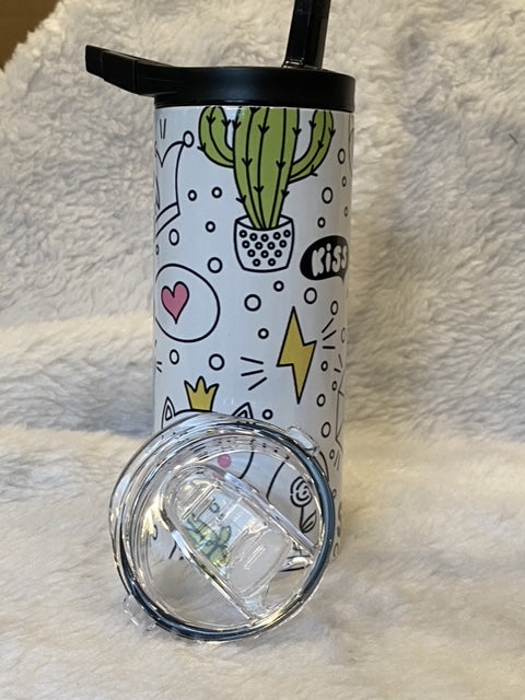 Cactus Tumbler- 15oz Modern Duo Lid