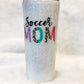 Soccer Mom Glitter Tumbler
