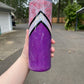 Pink Rose V-Split tumbler - 20 oz