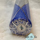 Blue and Silver 1/2 V-Split