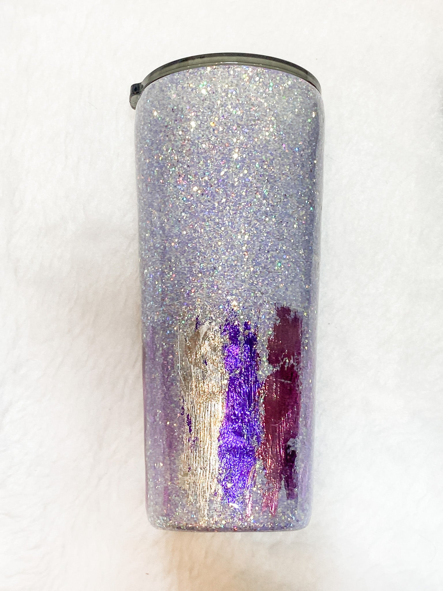 Buy Glitter Bedazzle Cup Silver Iridescent Now