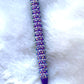 Purple Stripe Rhinestone Pen!!