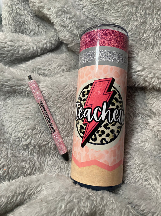 Pink Teacher + Matching Pen