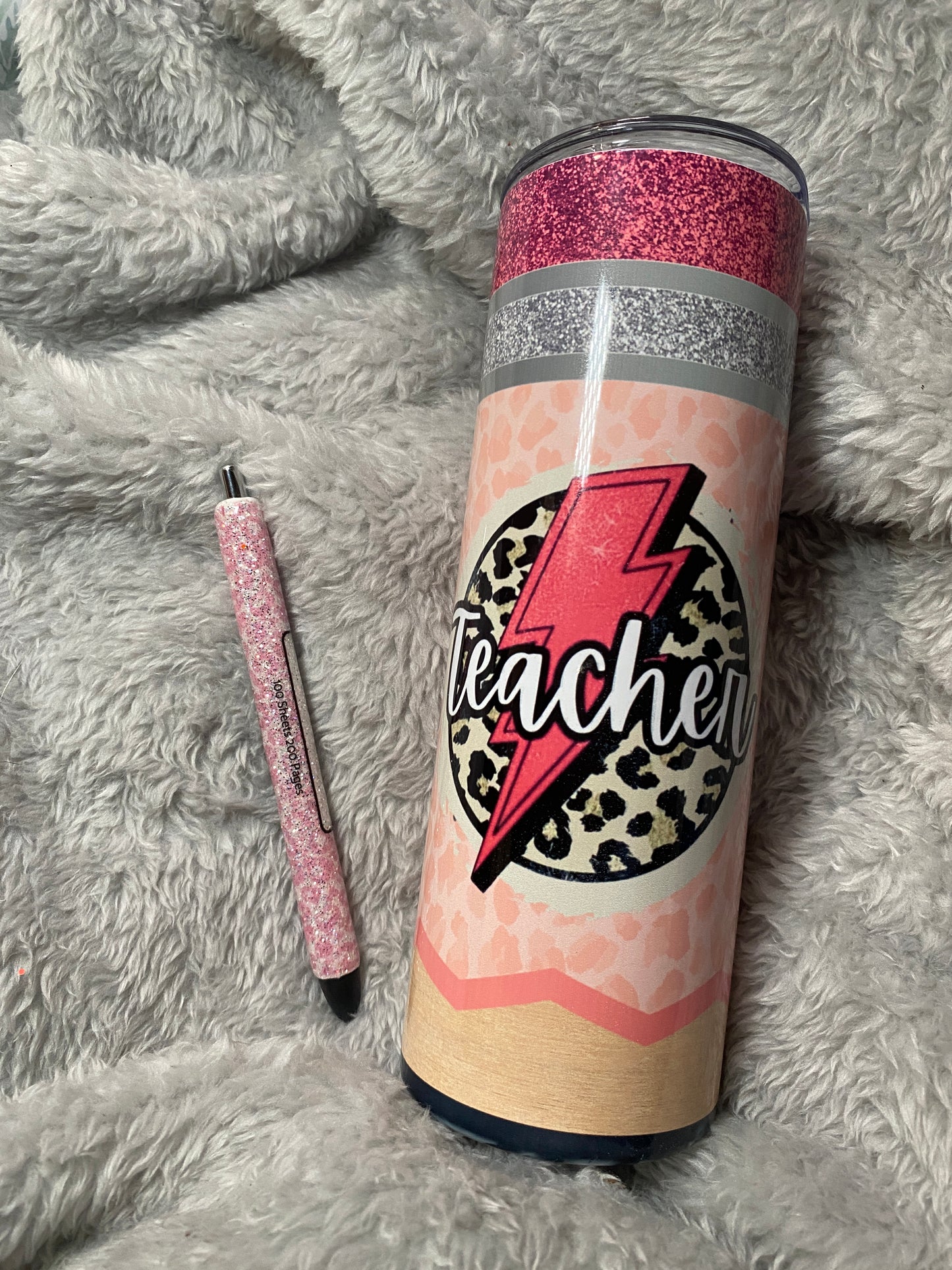 Pink Teacher + Matching Pen