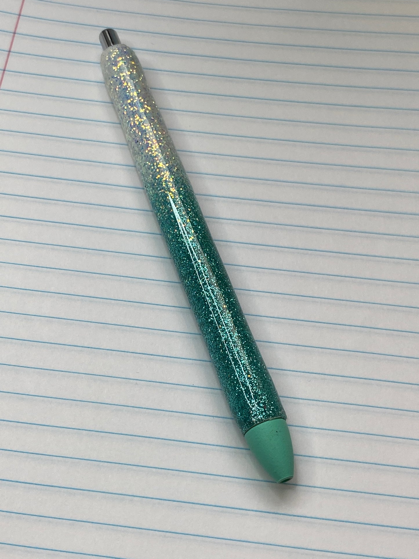 Teal ombre- pen