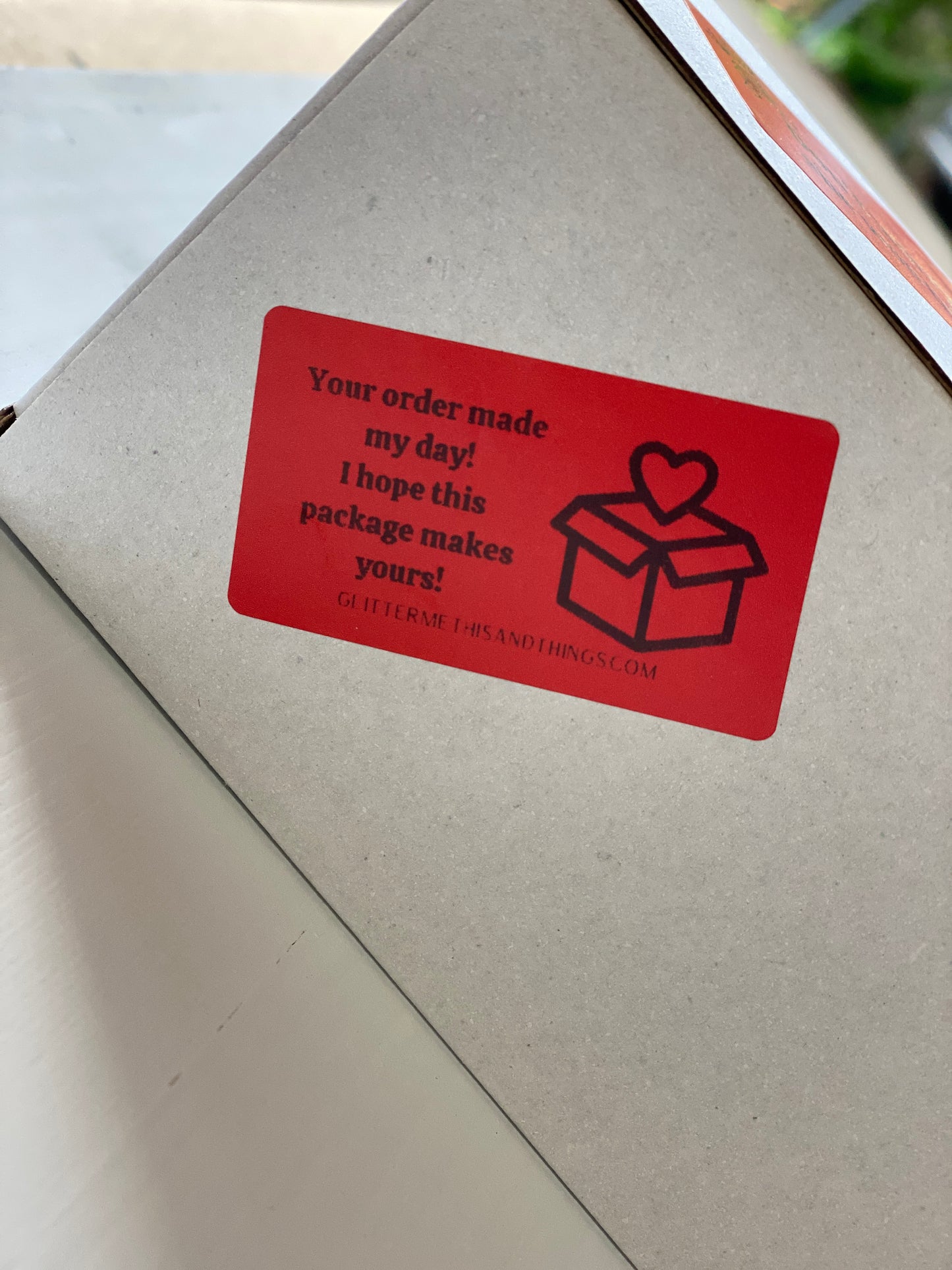 Your Order Made My Day! - Packaging labels