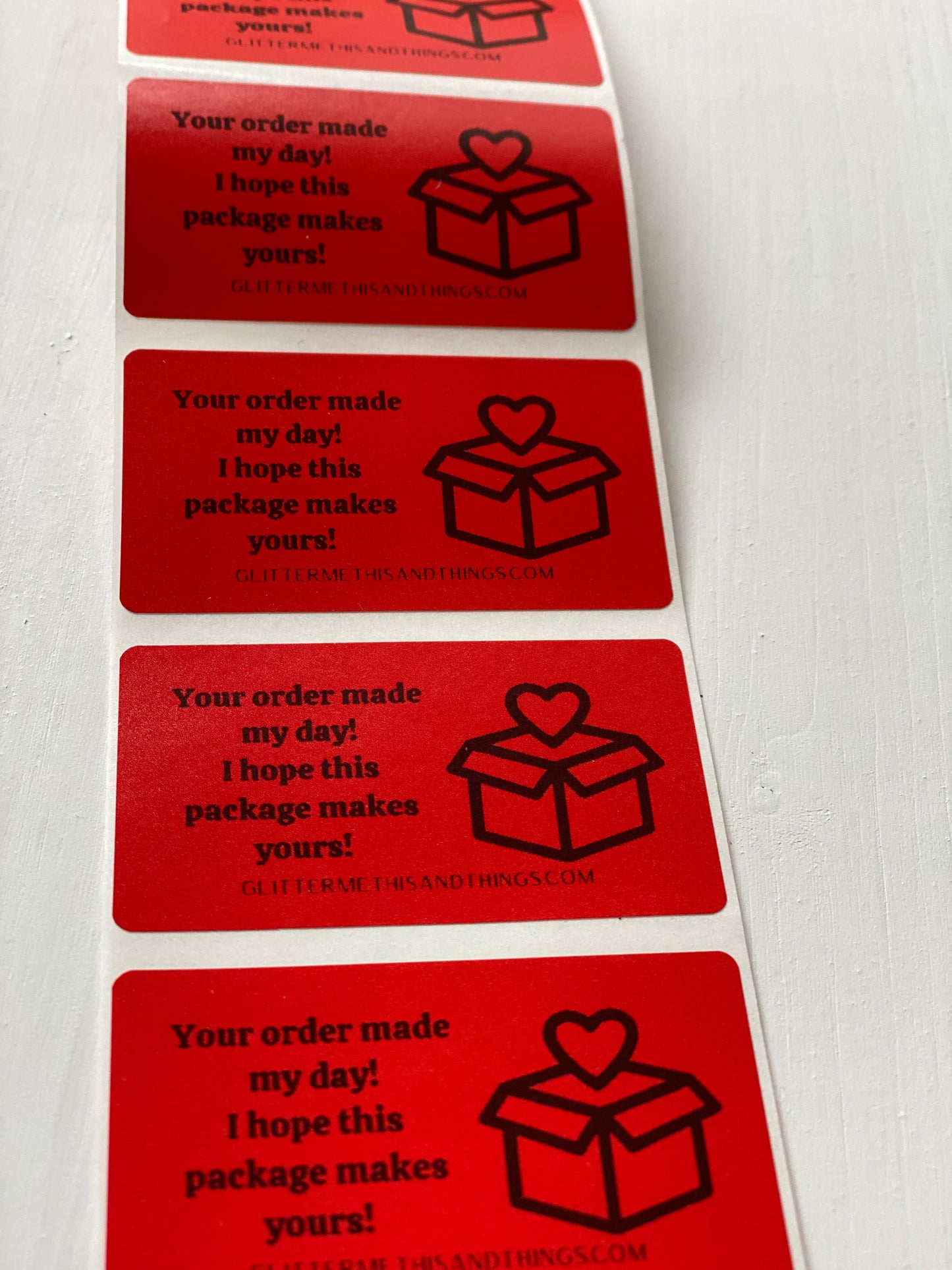 Your Order Made My Day! - Packaging labels