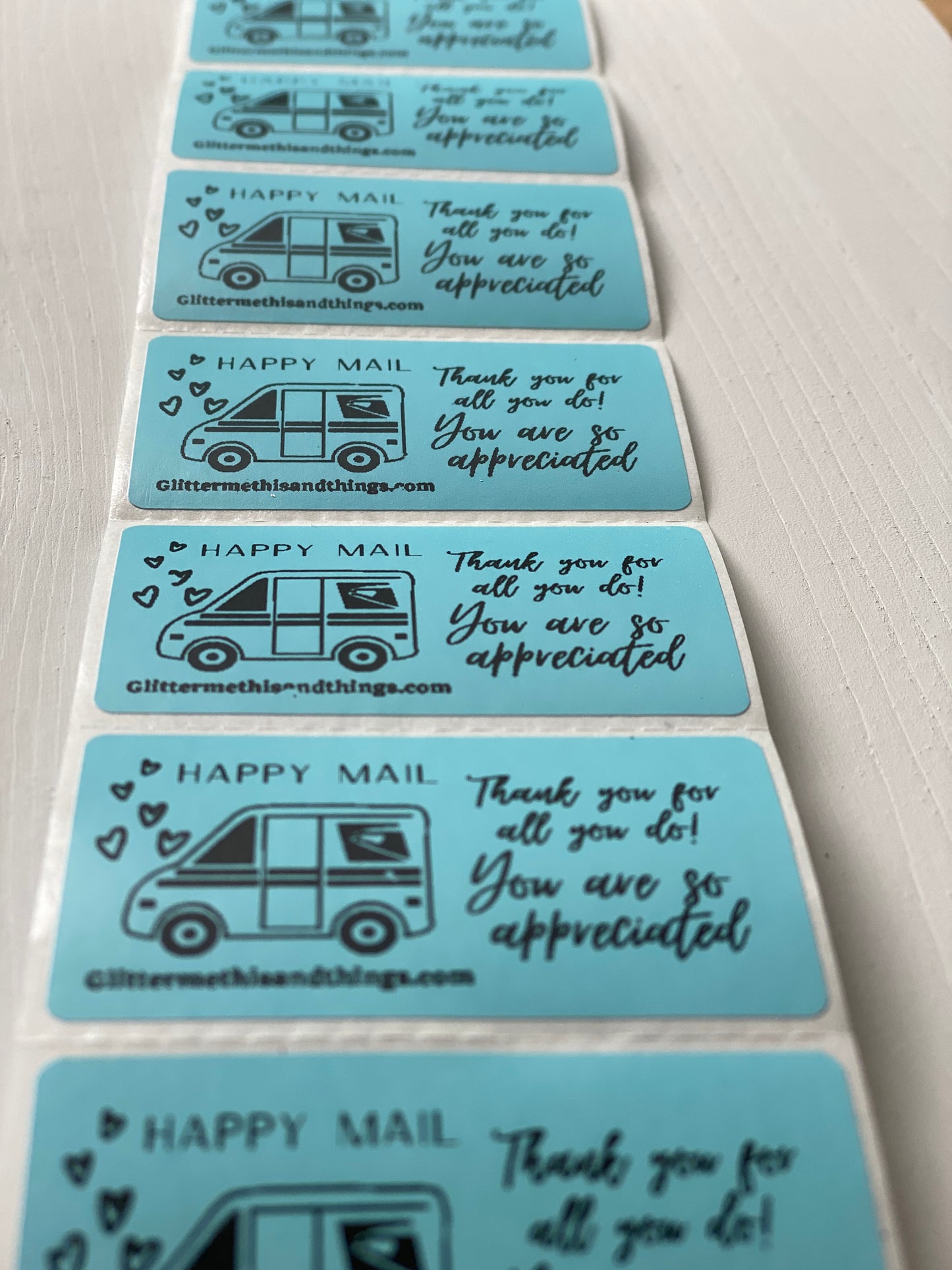 Happy Mail! - Packaging lables