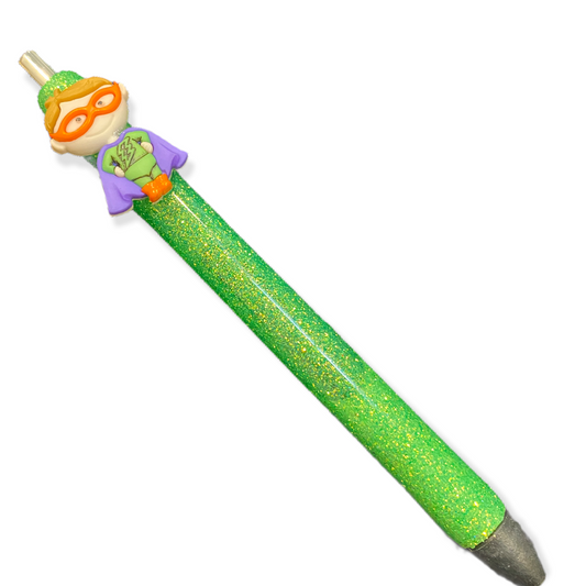 Green Super Hero Pen