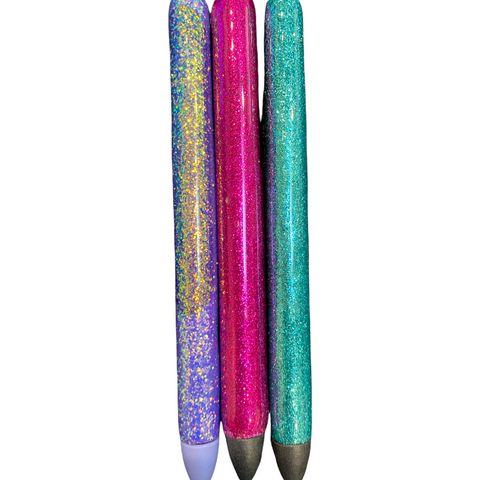 Boogie Man, Halloween, Trick or Treat, Glitter Epoxy Pens, Glow in the Dark  Pen, Horror Pen 