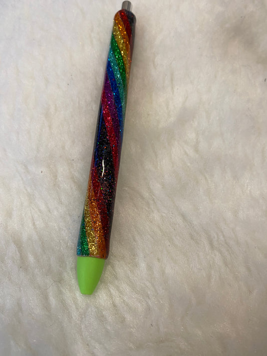 Rainbow Glitter Pen