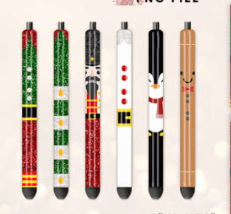 Classic Christmas pens