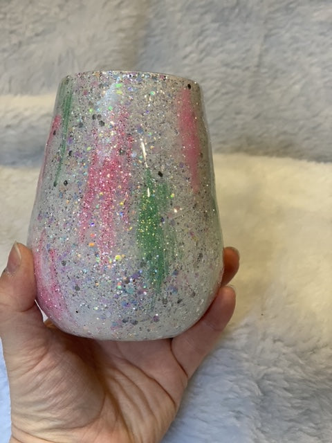 Glitter Wine Tumbler