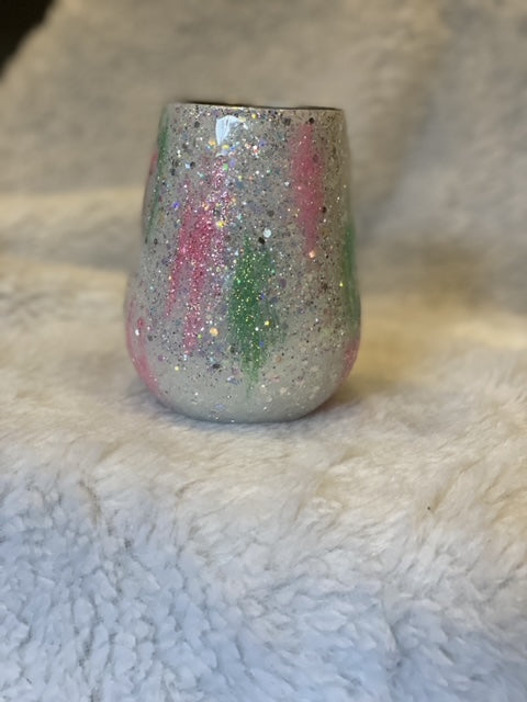 Glitter Wine Tumbler