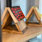 Book Triangle / Book Display /Book Mark / Bookshelf Display /Book Stand / Wooden Book Triangle