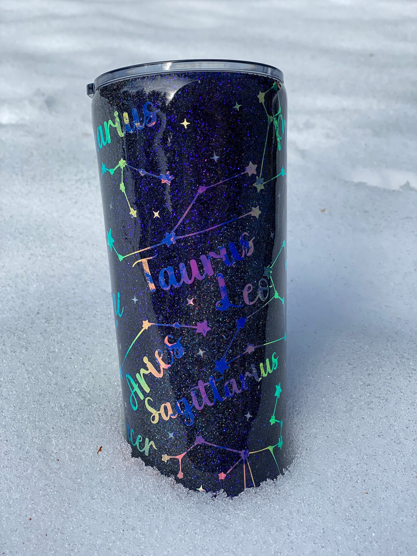 Zodiac Sign Custom Hogg  tumbler Tumbler