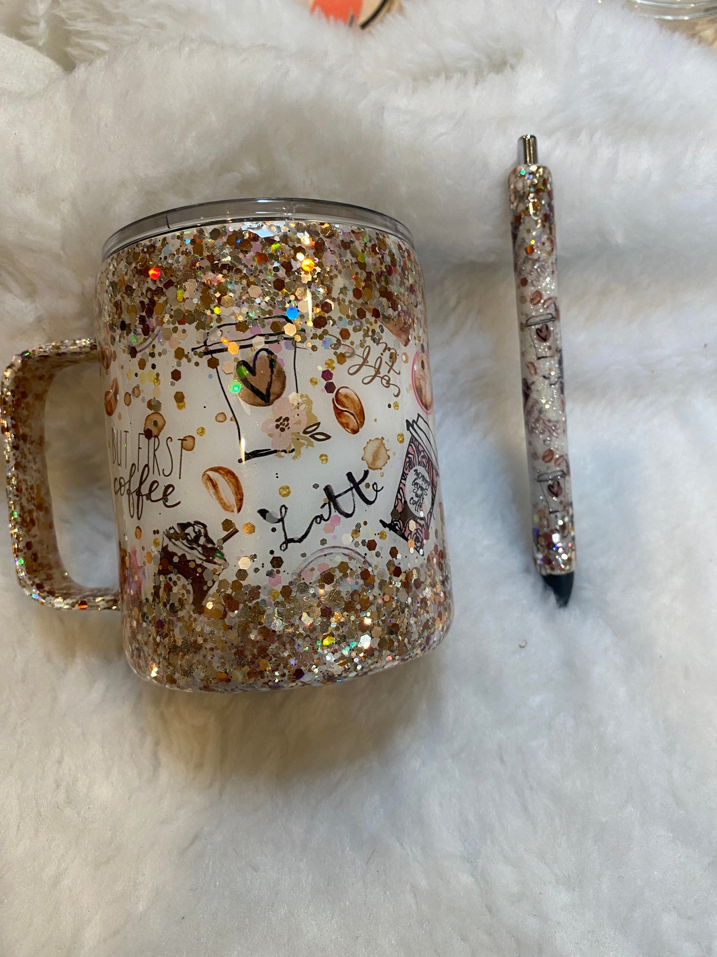 Coffee with a sparkle set